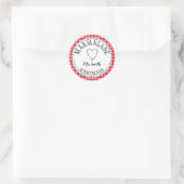 Orangenmarmelade Runder Aufkleber (Tasche)