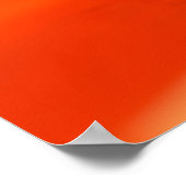 Orangenmohn - individuell angepasst - weich poster (Ecke)