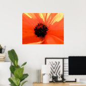 Orangenmohn Poster (Heimbüro)