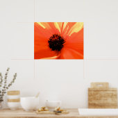 Orangenmohn Poster (Küche)