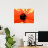 Orangenmohn Poster (Heimbüro)