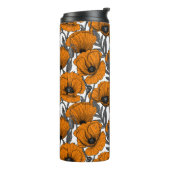 Orangenmohn Thermosbecher (Nach links gedreht)