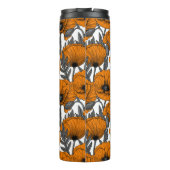 Orangenmohn Thermosbecher (Rückseite)