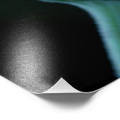 Orangenmuschel Fotodruck (Ecke)