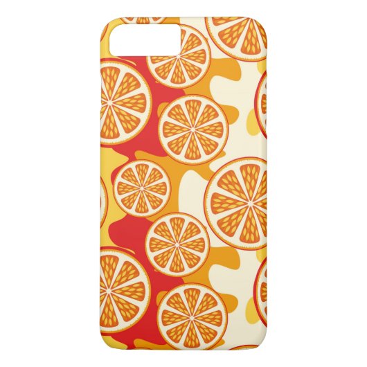 Orangenmuster Case-Mate iPhone Hülle (Rückseite)