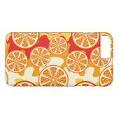 Orangenmuster Case-Mate iPhone Hülle (Rückseite (Horizontal))