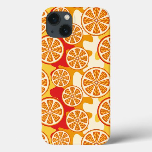 Orangenmuster Case-Mate iPhone Hülle (Rückseite)