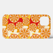 Orangenmuster Case-Mate iPhone Hülle (Rückseite (Horizontal))