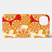 Orangenmuster Case-Mate iPhone Hülle (Rückseite (Horizontal))