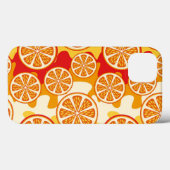 Orangenmuster Case-Mate iPhone Hülle (Rückseite (Horizontal))