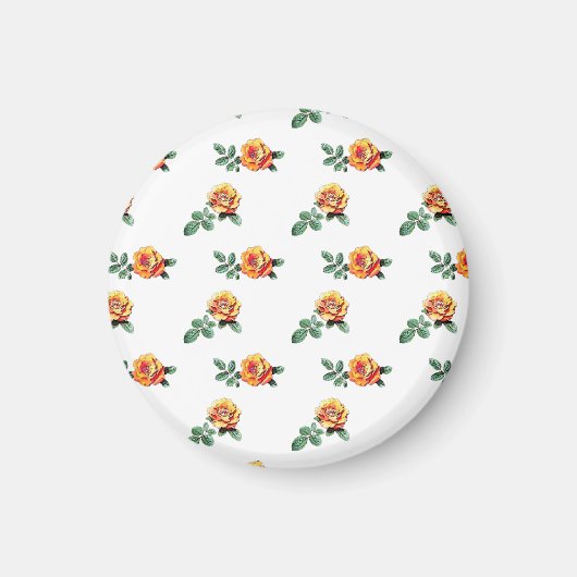 Orangenmuster der Rose Magnet (Vorne)