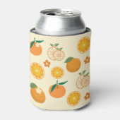 Orangenmuster Dosenkühler (Kanne Vorderseite)