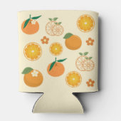 Orangenmuster Dosenkühler (Rückseite)