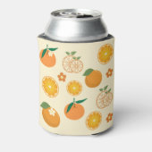 Orangenmuster Dosenkühler (Kanne Rückseite)