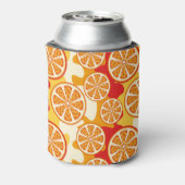 Orangenmuster Dosenkühler (Kanne Rückseite)