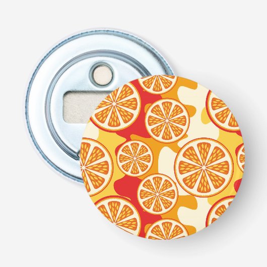 Orangenmuster Flaschenöffner (Vorderseite)