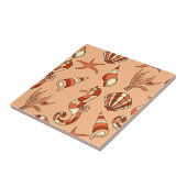 Orangenmuster Fliese (Seite)