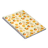 Orangenmuster Notizblock (Rechte Seite)