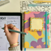 Orangenmuster Postit Anmerkungen 7,6 x 7,6 cm Post-it Klebezettel