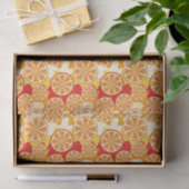 Orangenmuster Seidenpapier (Geschenk)