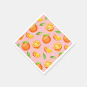 Orangenmuster Serviette (Ecke)