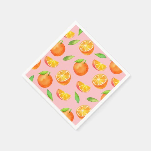 Orangenmuster Serviette (Ecke)