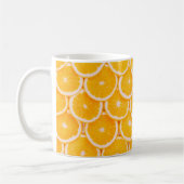 Orangenmuster-Tasse Kaffeetasse (Links)