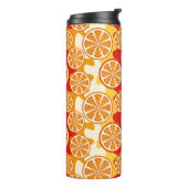 Orangenmuster Thermosbecher (Nach links gedreht)