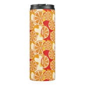 Orangenmuster Thermosbecher (Rückseite)