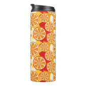 Orangenmuster Thermosbecher (Nach rechts gedreht)