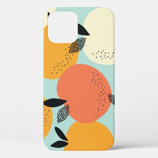 Orangenmuster: Vibrant Nahtloses Design. Case-Mate iPhone Hülle (Rückseite)