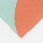 Orangenmuster: Vibrant Nahtloses Design. Fleecedecke (Ecke)
