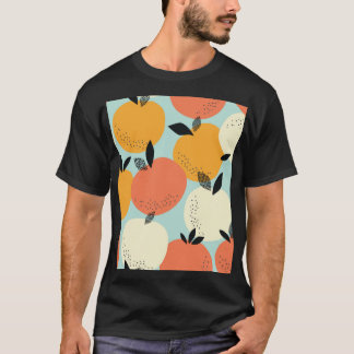 Orangenmuster: Vibrant Nahtloses Design. T-Shirt