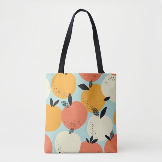 Orangenmuster: Vibrant Nahtloses Design. Tasche (Vorderseite)