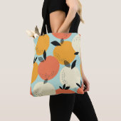 Orangenmuster: Vibrant Nahtloses Design. Tasche (Von Nahem)