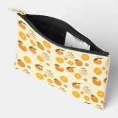 Orangenmuster Zubehörtasche (Offen)