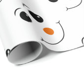 Orangennase-Vektor Geschenkpapier (Rolleneckpunkt)