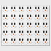 Orangennase-Vektor Geschenkpapier (Flach)