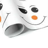 Orangennase-Vektor Geschenkpapier (Rolleneckpunkt)