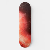 Orangennebel Skateboard | Cosmic Space Skateboard (Vorderseite)