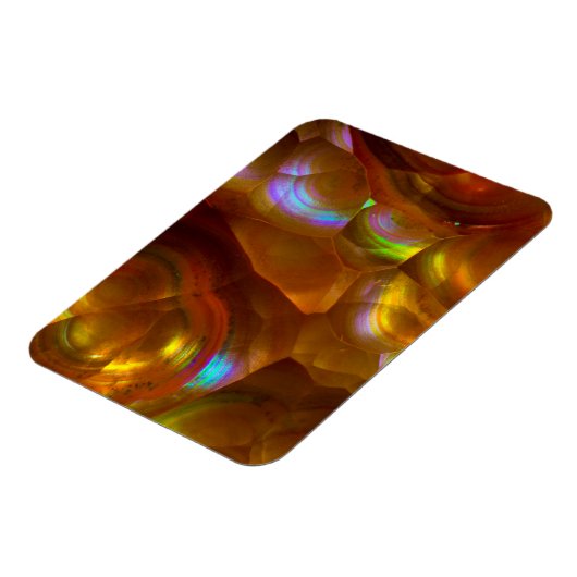 Orangenopal Magnet (Linke Seite)