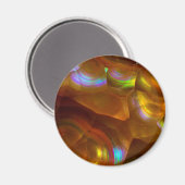 Orangenopal Magnet (Vorderseite/Rückseite)