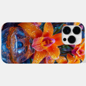 Orangenorchidee Blume Case-Mate iPhone Hülle (Rückseite (Horizontal))