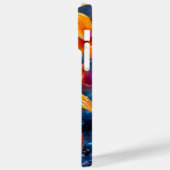 Orangenorchidee Blume Case-Mate iPhone Hülle (Rückseite / Links)