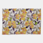 Orangenorchideen. Geschirrtuch (Horizontal)