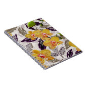 Orangenorchideen. Notizblock (Rechte Seite)