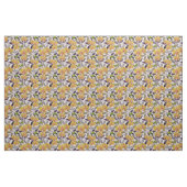Orangenorchideen. Stoff (Yard (91,4 cm))