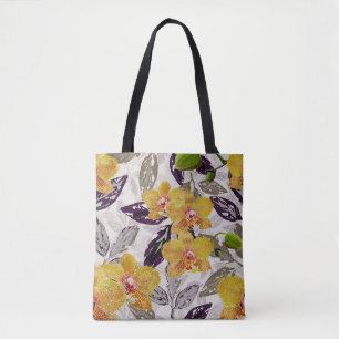 Orangenorchideen. Tasche