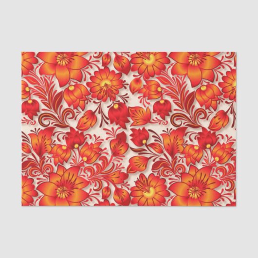 Orangenpapier Seidenpapier (Vorderseite)