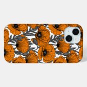 Orangenpflücke auf weiß Case-Mate iPhone hülle (Rückseite (Horizontal))
